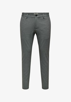 Only & Sons, ONSMARK SLIM HERRINGBONE 2911 PANT NOOS - Chino - castor gray