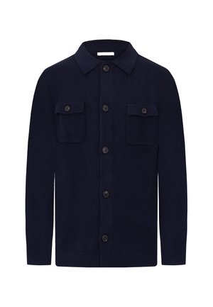 Cardigan - blue solid
