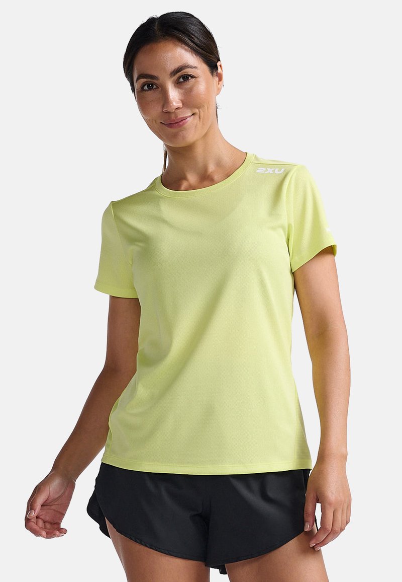 2XU T-Shirt sport - limelight white reflective