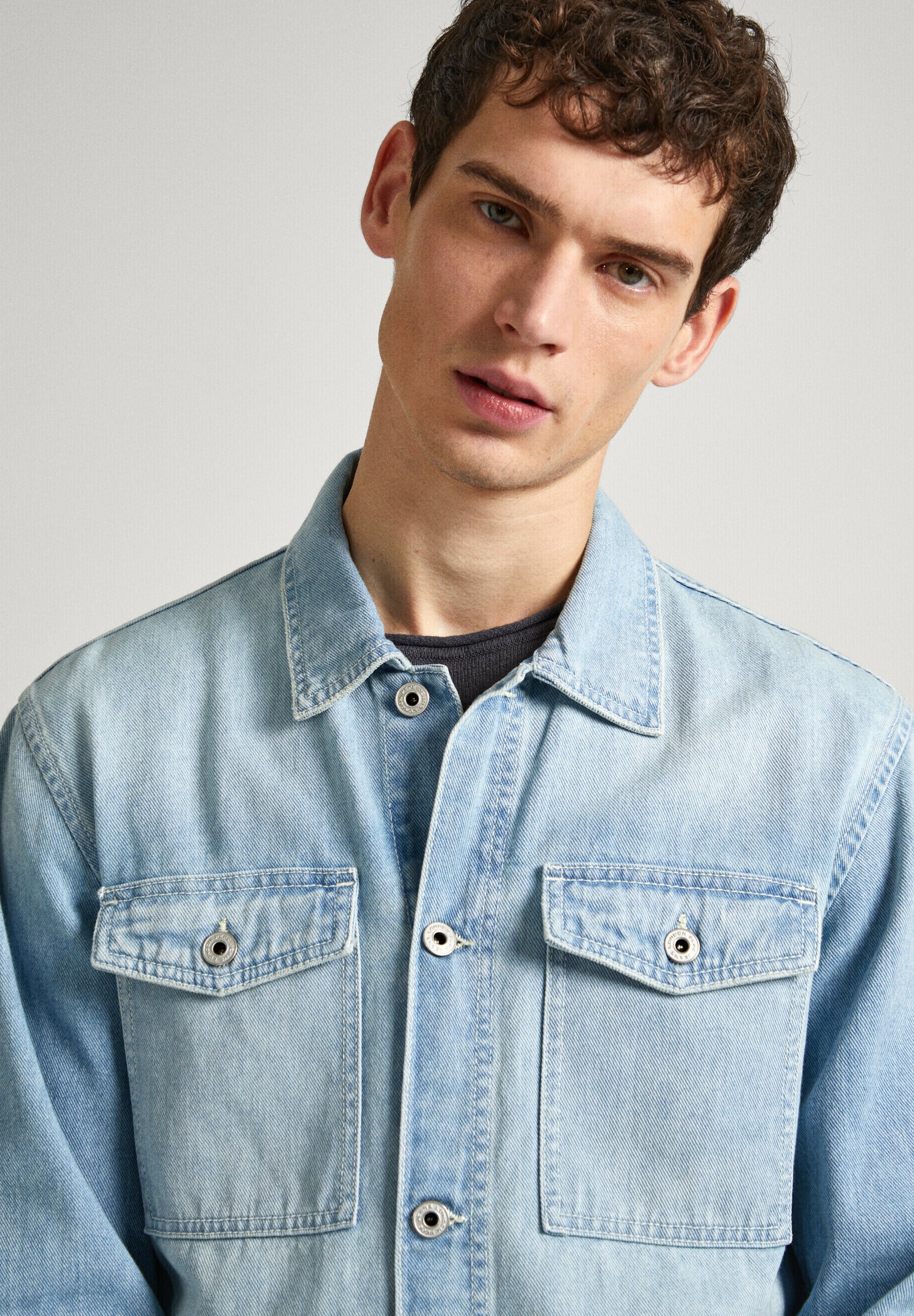 Pepe Jeans Denim jacket - denim/blue denim - Zalando
