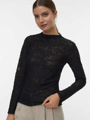 Vero Moda VMLAYLA - Pitkähihainen paita - black