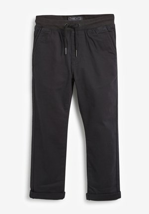 WAIST PULL-ON - Stoffhose - black