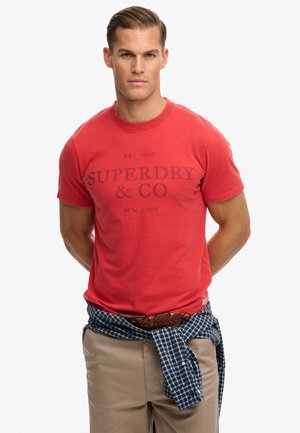 COMPANY  - T-shirt imprimé - base red