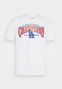 '47 LOS ANGELES DODGERS BACKER ECHO TEE - Camiseta estampada - white wash