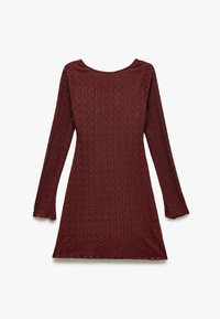 Koton MINI DRESS, - Vapaa-ajan mekko - bordeaux
