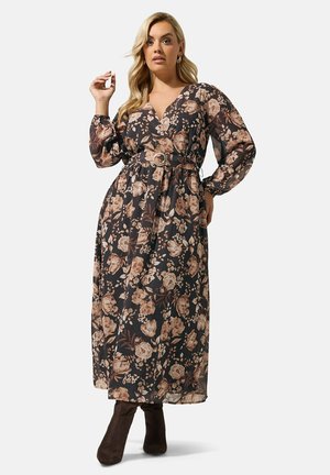 Yours Clothing, PLUS SIZE MAXI DRESSES - Robe longue - dark brown