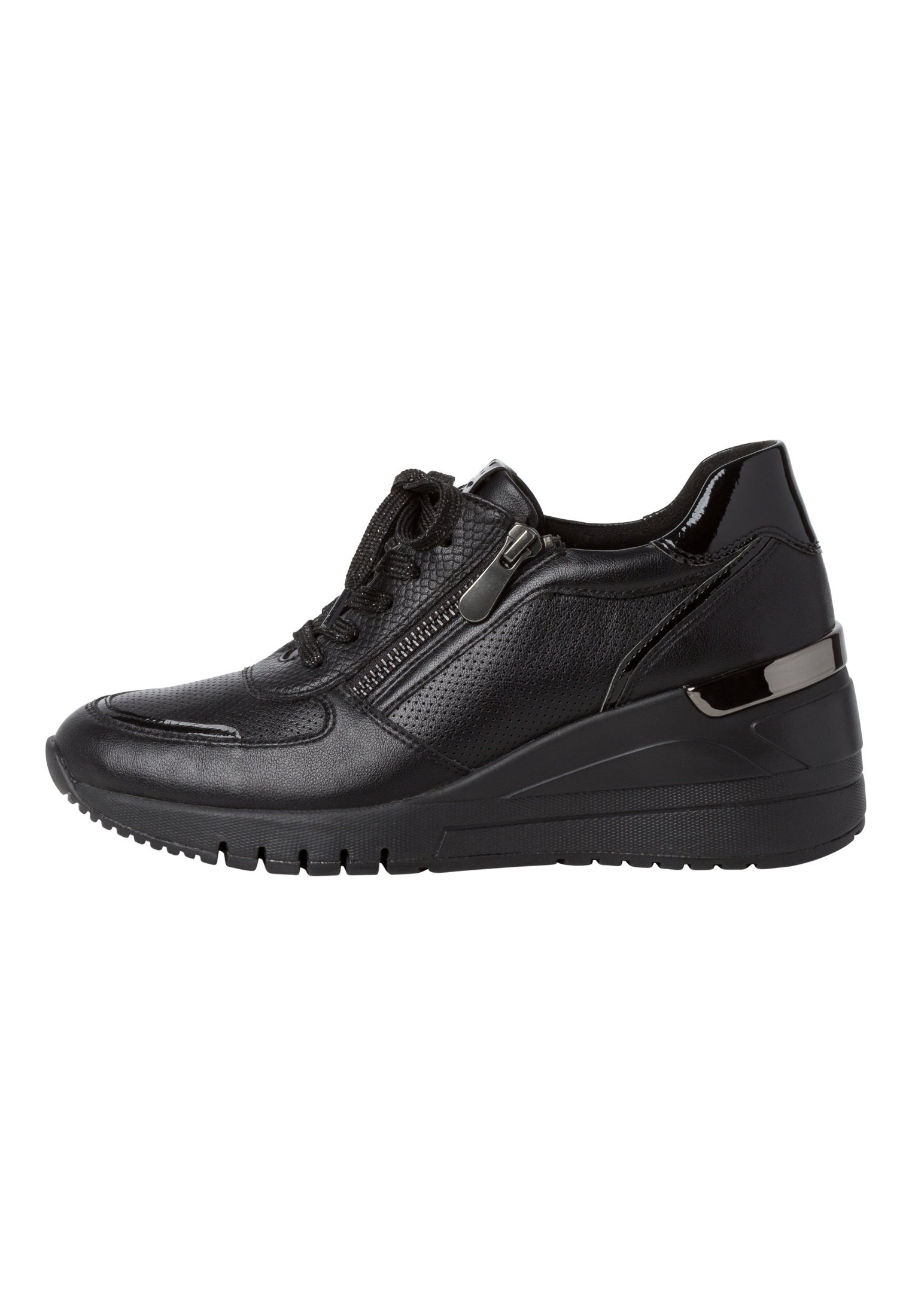 Marco Tozzi Sneakers laag - black comb/Zwart - Zalando.nl