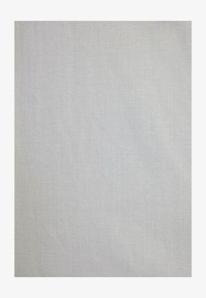 Light gray fabric with a smooth texture and subtle weave pattern, showing minimal sheen and a consistent, uniform appearance.