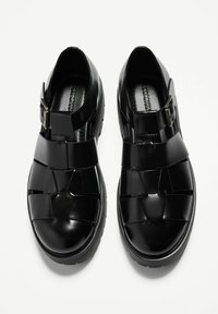 Bershka CAGE - Walking sandals - black