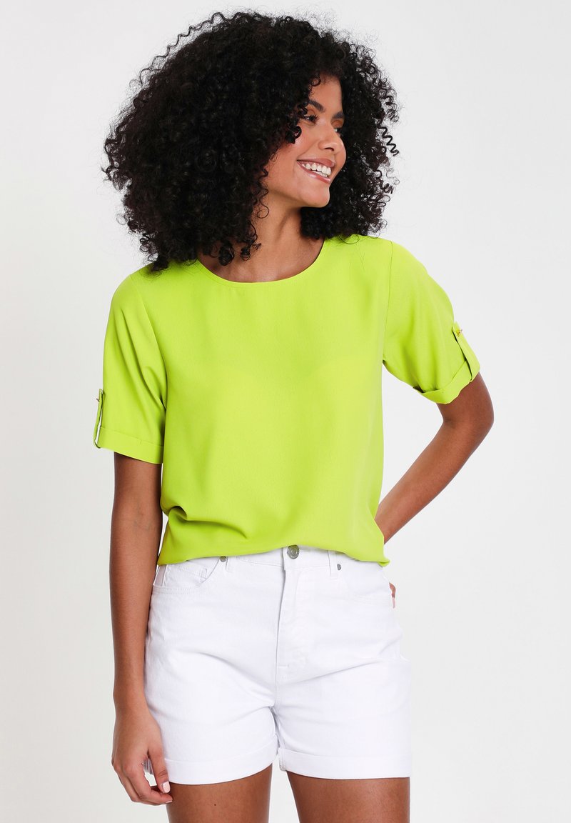 Threadbare CALAIS CLASSIC - Farkkushortsit - white