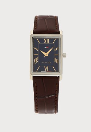 Tommy Hilfiger, BEN - Ρολόι - silver-coloured/brown/blue