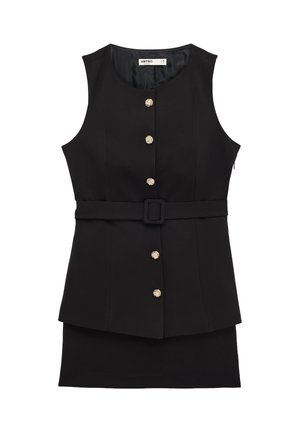 Koton, MINI VEST DRESS. - Vestido de tubo - black