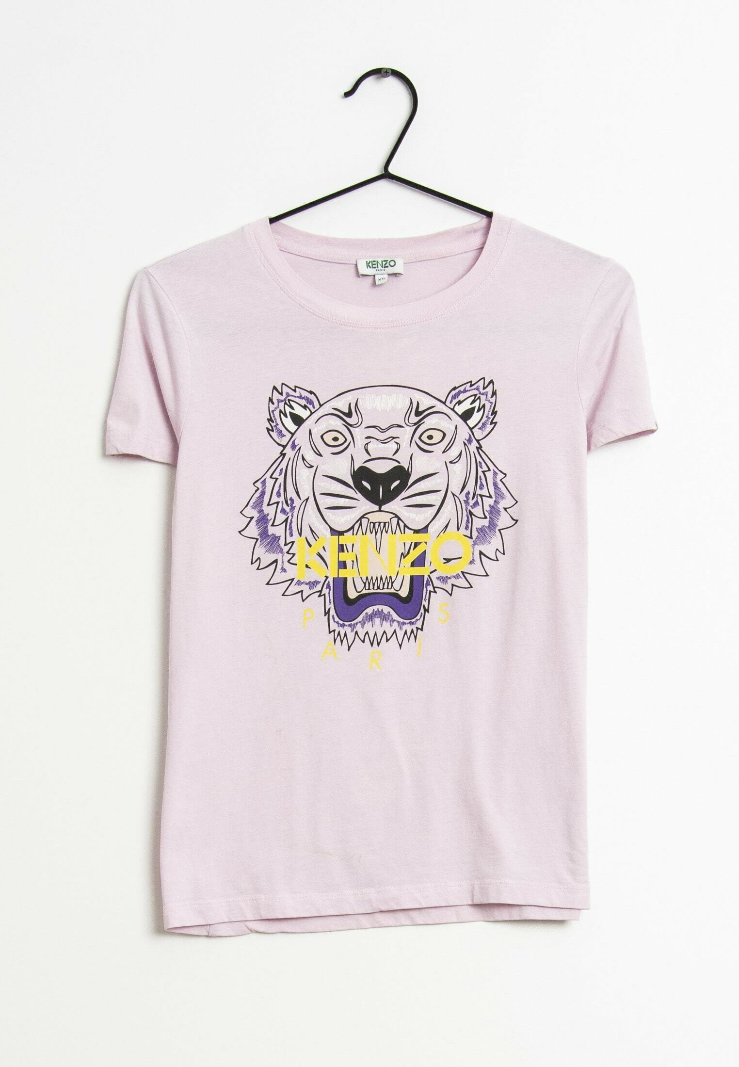Kenzo T-shirt print - pink/donkerroze - (Pre-owned) - Zalando.nl