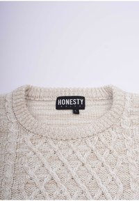 Honesty Rules CABLE - Jumper - beige
