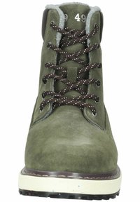 GANT Lace-up ankle boots - ivy green dk brown