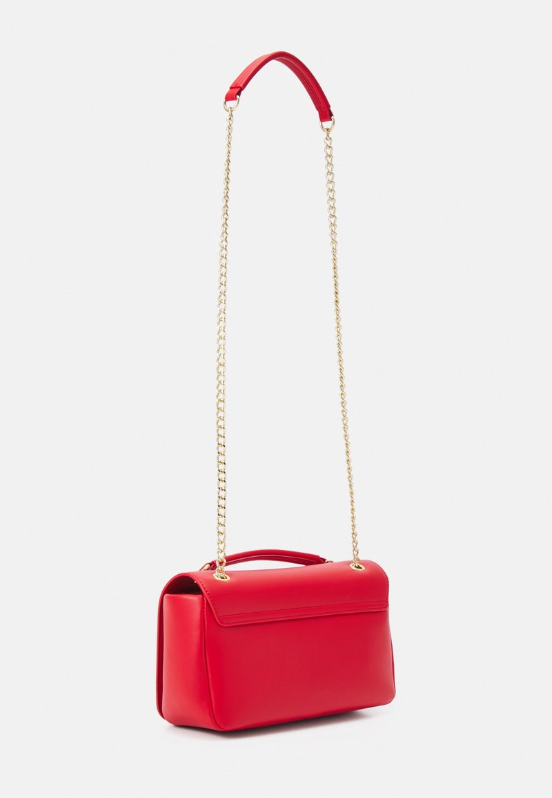 Sac à Main Love Moschino En Cuir Rouge Vif - Bandoulière Neuve Avec étiquettes