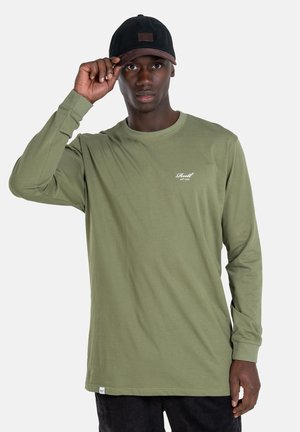 STAPLE LOGO - Long sleeved top - olive
