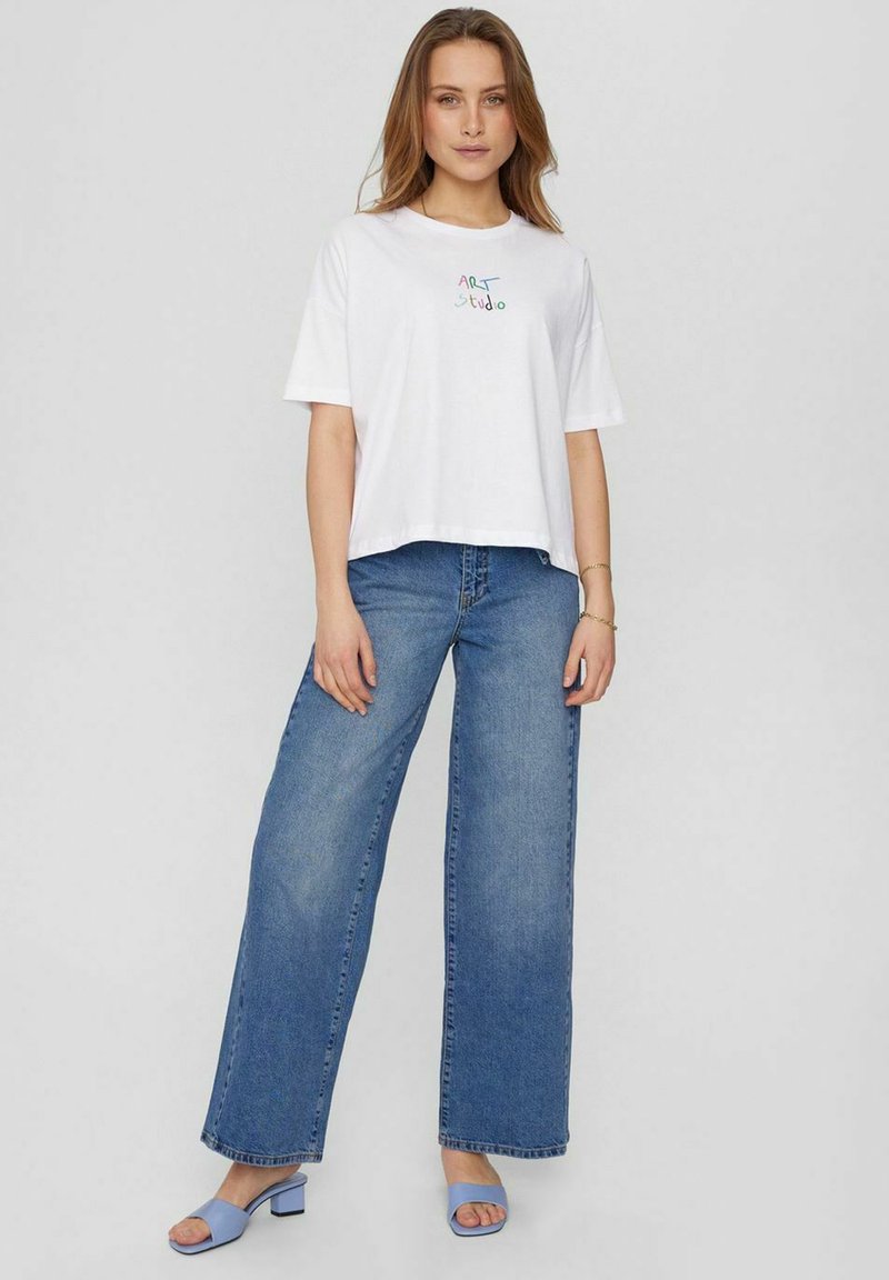 Numph T-shirt print wit Numph T-shirt print wit