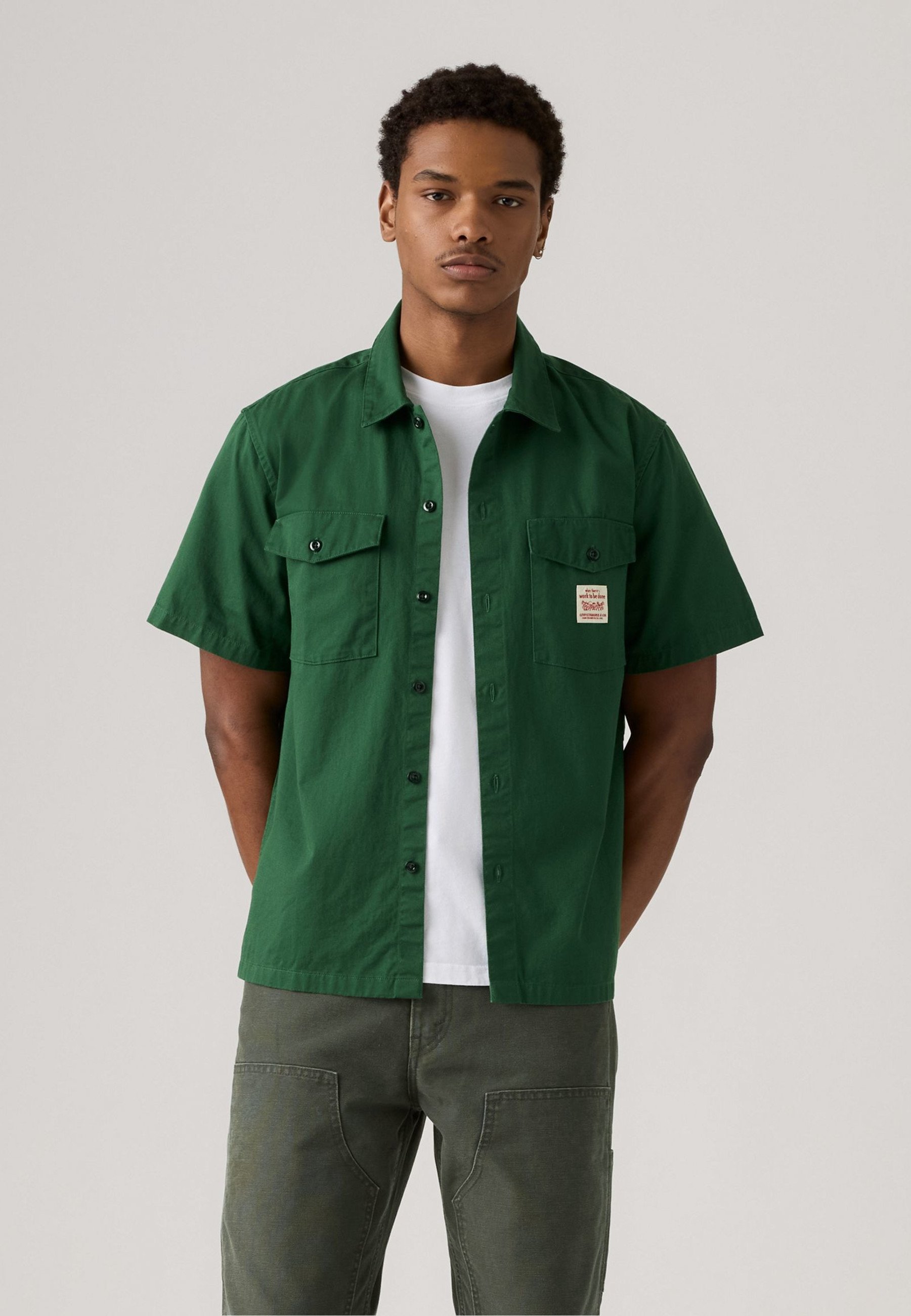 Levi's® Workwear WORKER - Shirt - dark green - Zalando.ie