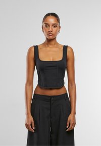 Urban Classics CORSAGE  - Topper - black