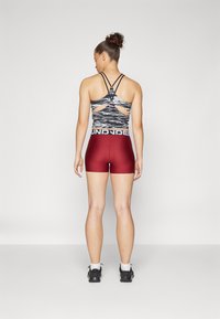 Under Armour HEATGEAR SHORTY - Tights - cardinal/white