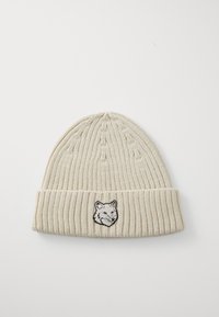 BOLD FOX HEAD BEANIE UNISEX - Beanie - white