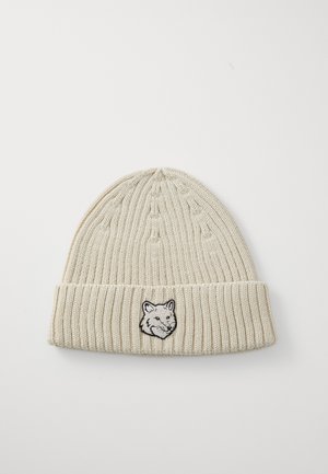 BOLD FOX HEAD BEANIE UNISEX - Beanie - white