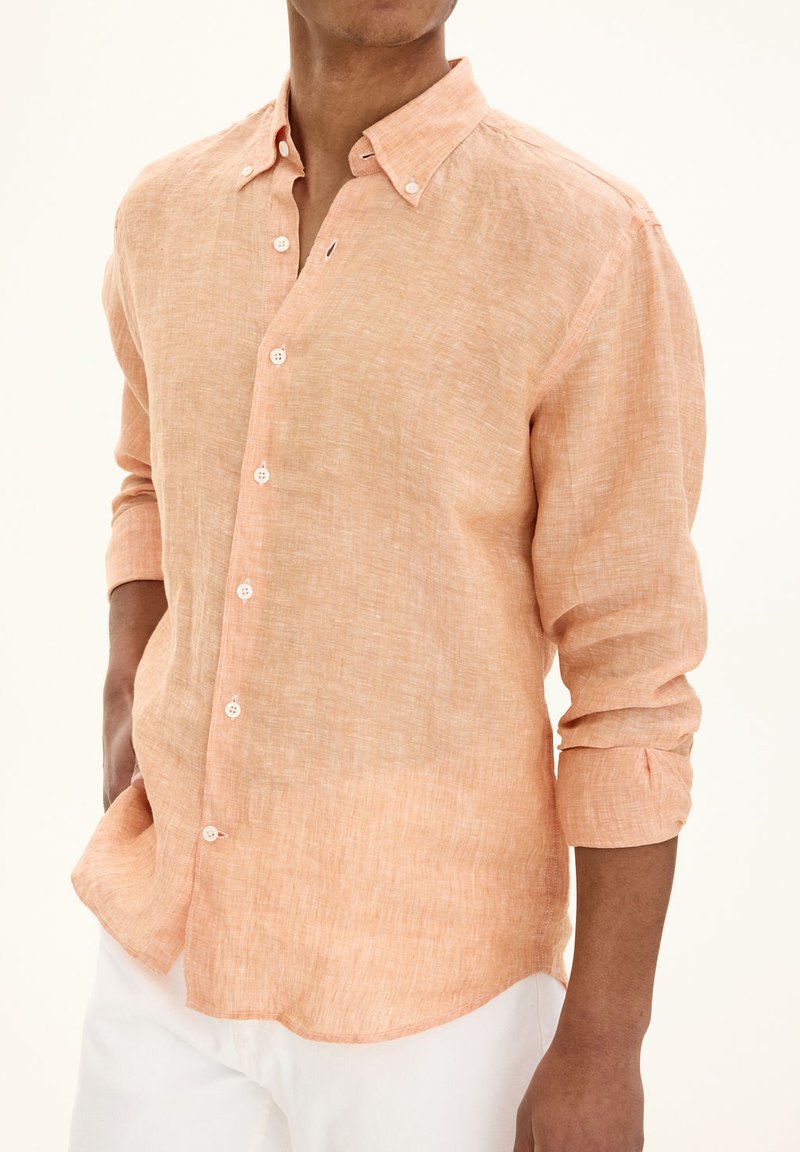 Oscar Jacobson REG FIT BD SIGNATURE - Overhemd - gamma orange