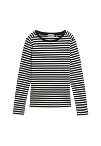 GESTREIFTES - Top s dlouhým rukávem - black white stripe