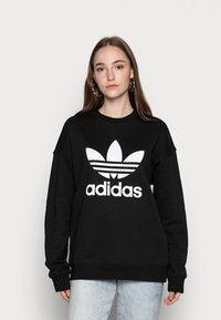 adidas Originals - CREW - Sweater - black/white Miniatuurafbeelding 1