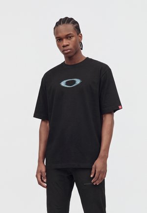 Oakley, FRONT - Print T-shirt - pitch black