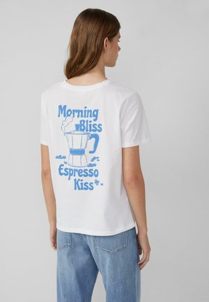 Print T-shirt - weiß