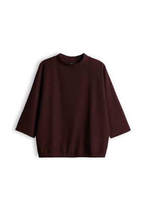 OPUS, RELAXED FIT COLLARED SHAPE - Longsleeve - cherry jam