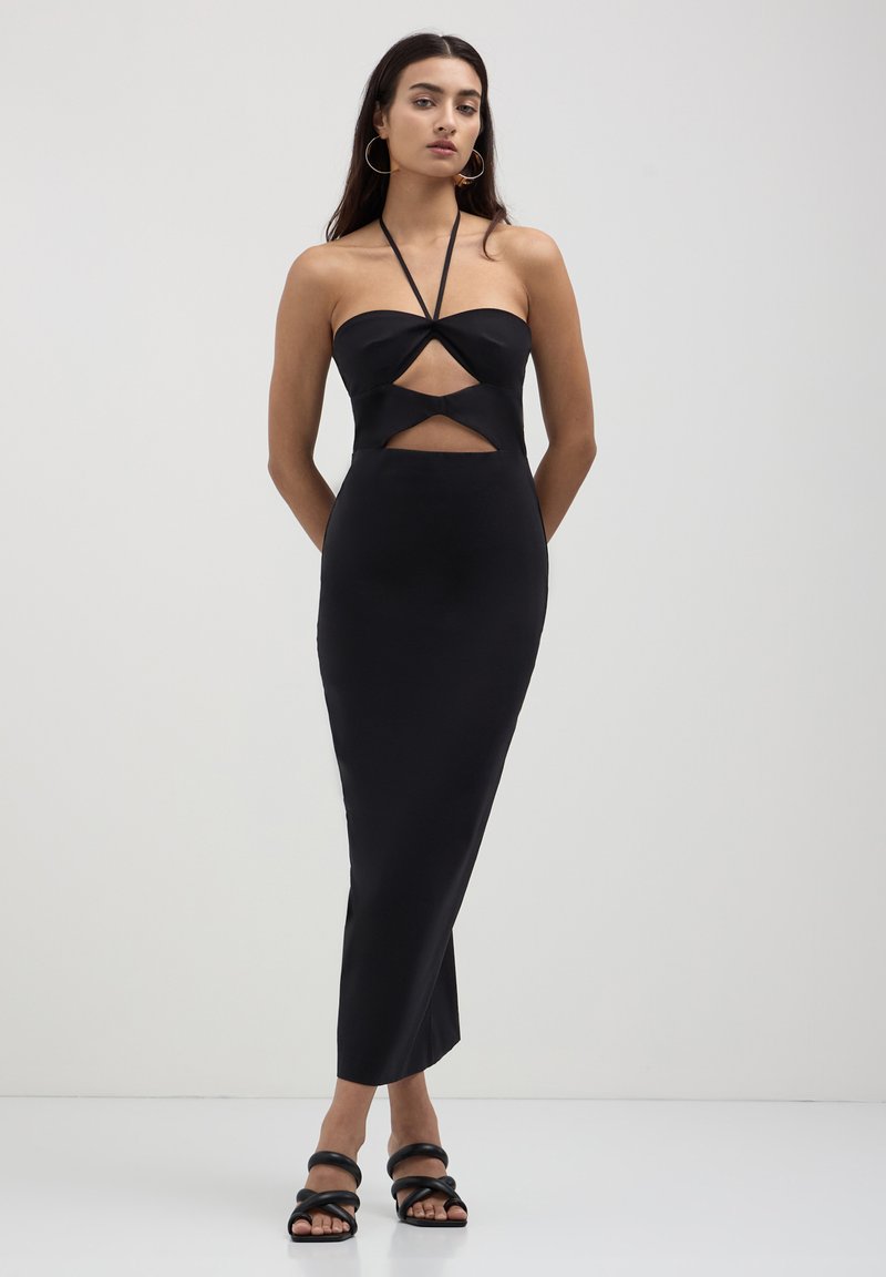 Calliope CON DOPPIO CUT OUT - Etuikleid - nero