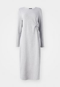 PCSINORI KNOT DRESS - Dnevna haljina - light grey melange