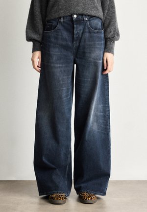 CHARLIE LOOSE WIDE - Traperice opuštenog kroja - denim blue black