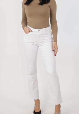 STRAIGHT - Straight leg jeans - weiß