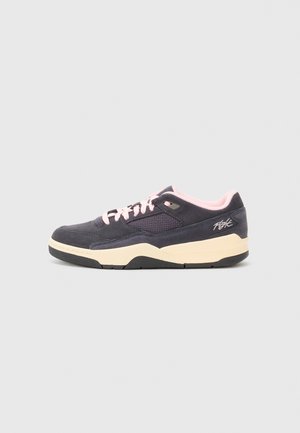 JORDAN FLIGHT COURT - Trainers - oil grey/cave stone/arctic punch/muslin/dark sulfur/moon particle