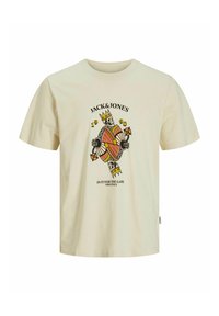 T-shirt imprimé - antique white