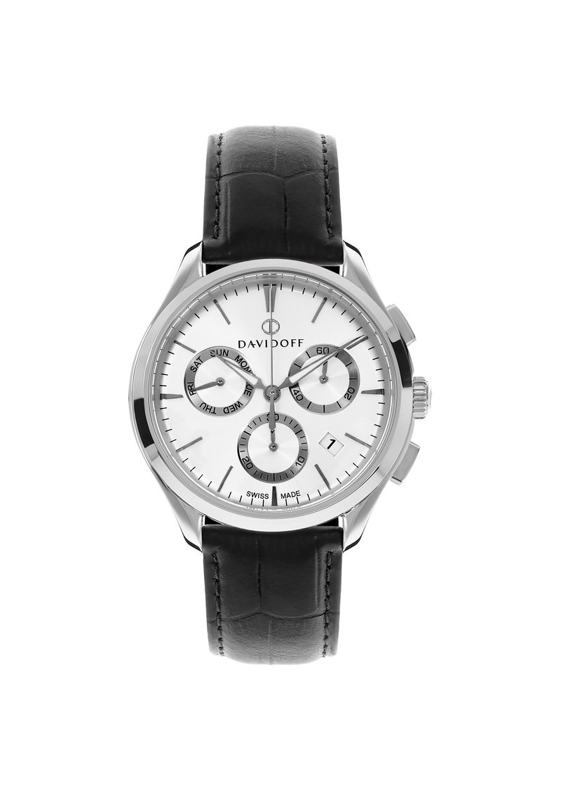 DAVIDOFF ESSENTIALS - Chronograph watch - silber/silver-coloured - Zalando
