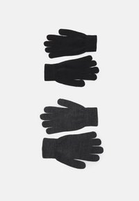 Pier One 2 PACK - Kesztyűk - black/grey
