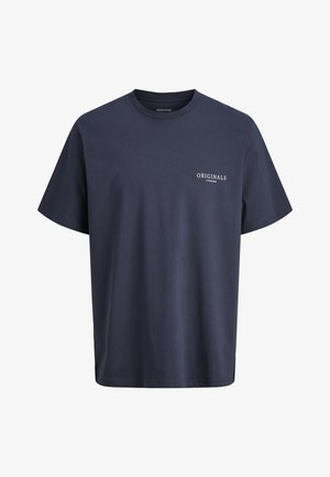 Jack & Jones, T- - T-shirts med print - odyssey gray
