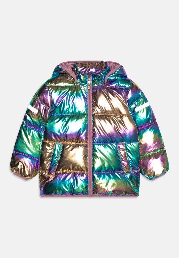 PUFFER OILEFFECT RAINBOW - Winter jacket - light dusty lilac