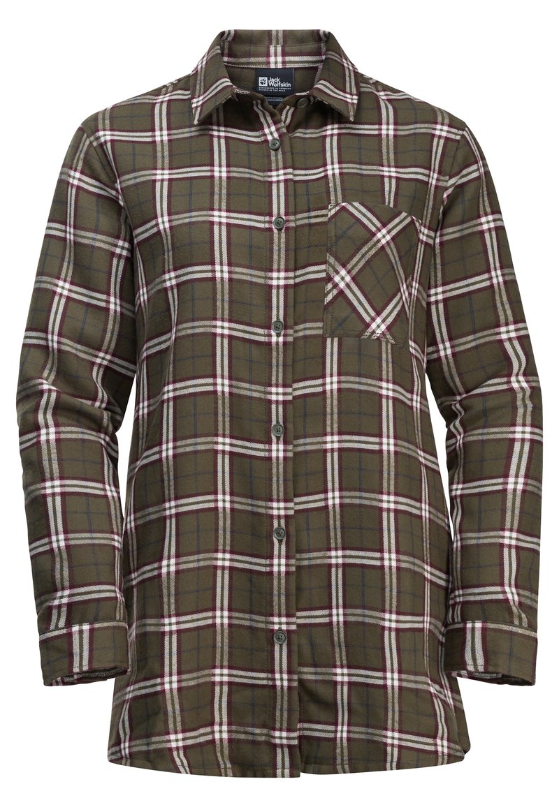 Jack Wolfskin Overhemdblouse groen Jack Wolfskin Overhemdblouse groen