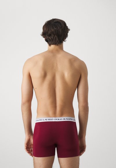 Polo Ralph Lauren 3 PACK - Trumpikės - rich ruby/wine heather/red carpet