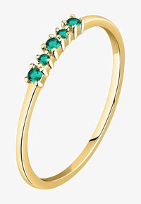 Ej vald, grün- und gelbgoldfarben