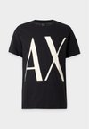 REGULAR - T-shirt imprimé - black