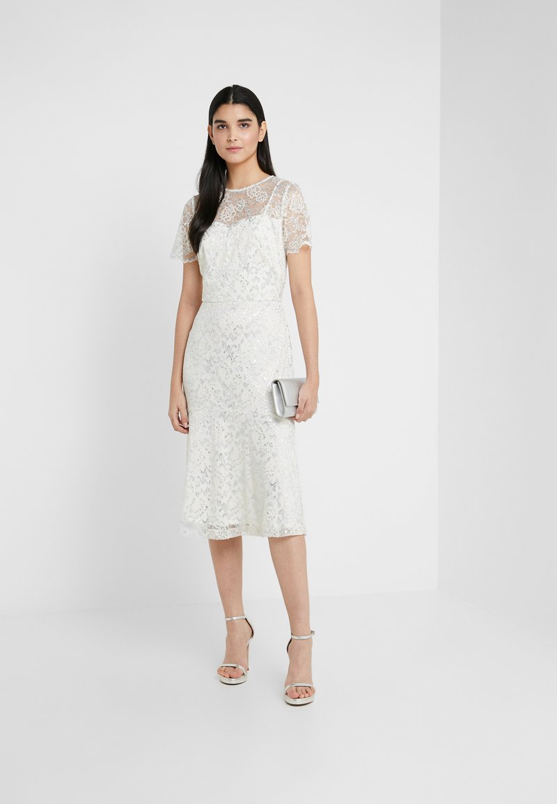 Lauren Ralph Cocktailkleid Festliches Kleid Mascarpone Cream Offwhite Zalando De 