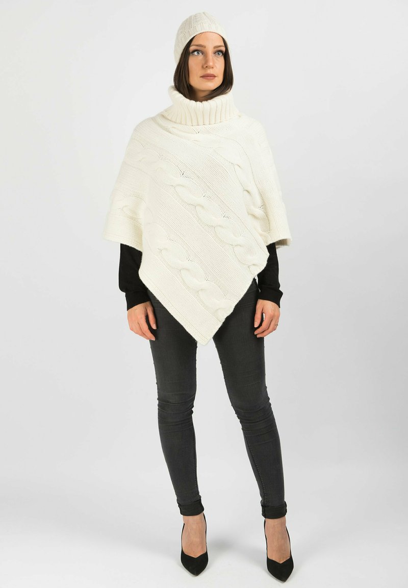 Poncho Donna Dalle Piane Cashmere - Maglia Misto Cashmere, Made In Italy, Taglia Unica - Foto 10