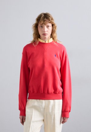Sweatshirt - deep orangey red
